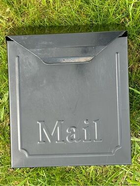 Black Metal Mailbox Wall Mount